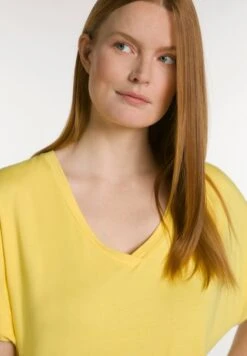 Ulla Popken T-Shirt Basic - Korngelb -Ulla Popken 52d18da8d6d4465cb773653bb6e86268