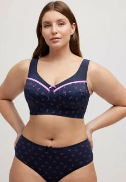 Ulla Popken ENTLASTUNGS, HERZEN, OHNE BÜGEL, CUP C-G - Bustier - Nachtblau -Ulla Popken 5349e1ad80bc4d959583c6a79ba5d50b 2