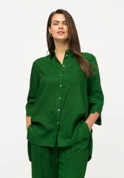 Ulla Popken ASYMMETRISCHE MANCHETTEN, 3/4-MOU - Hemdbluse - Vert Pomme -Ulla Popken 53622b8419754b7aa62d4f3e756a797e