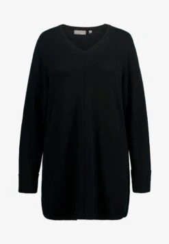 Ulla Popken Strickpullover - Black -Ulla Popken 5369071bfa8248c99a85f9c9614017bd