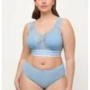 Ulla Popken Bustier - Light Blue -Ulla Popken 538e8309e14344f5b26167c6134f8f25