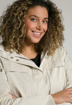 Ulla Popken Parka - Beige -Ulla Popken 53f48740a69441adab393de2a5cb42de