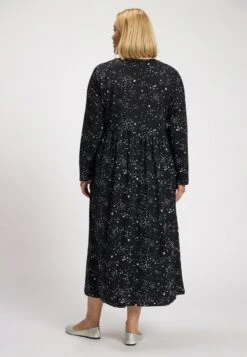 Ulla Popken STERNEN, LANGARM - Jerseykleid - Multicolor Schwarz -Ulla Popken 5409b44ce89549f8a64a37cbe62dcfc2