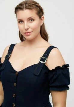 Ulla Popken Maxikleid - Marine -Ulla Popken 54193f9d4db849e5952ed2168e005c53