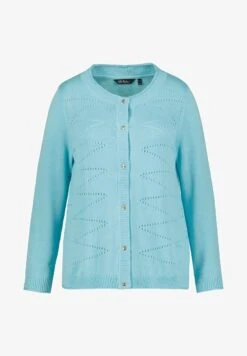 Ulla Popken Strickjacke - Hellblau -Ulla Popken 54d8c0b345444ea4bb970f426da8fca3