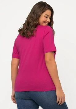 Ulla Popken T-Shirt Print - Fuchsia Pink -Ulla Popken 5509b3e79f2847739912bb1e4079a18e