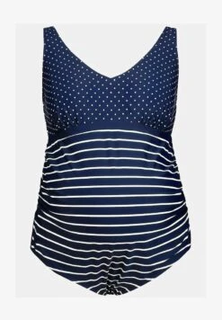Ulla Popken BELLIEVA - Badeanzug - Marine -Ulla Popken 556a39debb2f45e88e69b18710ae3ca7