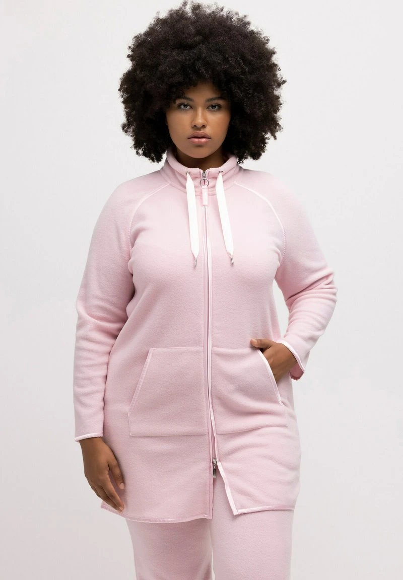 Ulla Popken 2-WEGE-ZIPPER - Kurzmantel - Blasses Rosa 3 Ulla Popken 2-WEGE-ZIPPER - Kurzmantel - Blasses Rosa