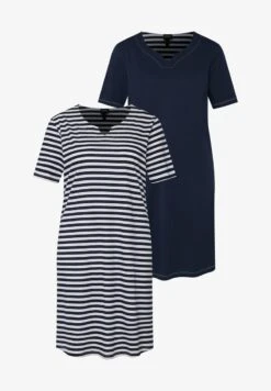 Ulla Popken Nachthemd - Bleu Nuit -Ulla Popken 55783edc5a2d4307a818ca5e8557ab9e