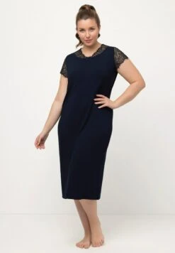 Ulla Popken Nachthemd - Night Blue 9 Ulla Popken Nachthemd - Night Blue -Ulla Popken 55ec5197a174499b9e0fd6270b8daab7