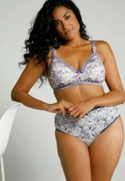 Ulla Popken FLOWER PRINT, SOFTCUPS - Triangel BH - Flieder 11 Ulla Popken FLOWER PRINT, SOFTCUPS - Triangel BH - Flieder -Ulla Popken 562bafa7ea4b41319ecd063d18083bbc