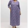 Ulla Popken MUSTER, PRINZESSNAHT, RUNDHALS - Jerseykleid - Magenta -Ulla Popken 56c6bfd272f1414597a9bceeeb4129ae