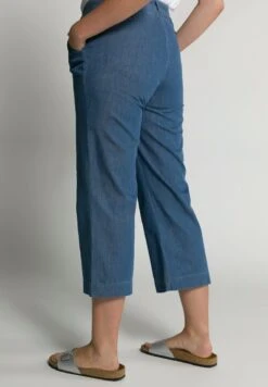 Ulla Popken Flared Jeans - Blue Denim -Ulla Popken 59656f6d90334f0ebb931efe2b0b6562