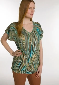 Ulla Popken T-Shirt Print - Dunkelbraun -Ulla Popken 5a0ddec0c33d4f4091679b49e9ce00b3 1