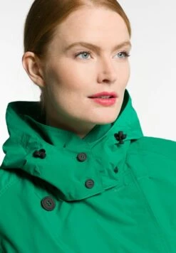 Ulla Popken Trenchcoat - Groen -Ulla Popken 5b9c663d87a74aac8b2f23a018daaf19
