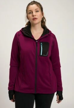 Ulla Popken Sweatjacke - Brombeere