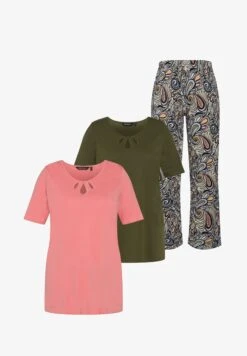 Ulla Popken Nachtwäsche Set - Lichtroze -Ulla Popken 5c4d64561a5c4679b0311159d8d72fcc