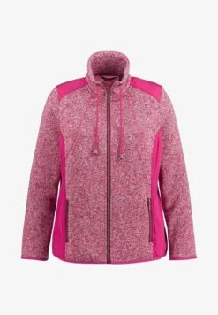 Ulla Popken Fleecejacke - Kaminrot -Ulla Popken 5cf2de7072dc4437b6606a5993bc9c56