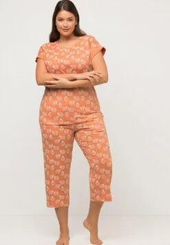 Ulla Popken Nachtwäsche Shirt - Beige Red -Ulla Popken 5d36c10f773240db9b562f33c2c39527