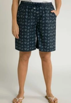 Ulla Popken MIKROFASER - Shorts - Marine
