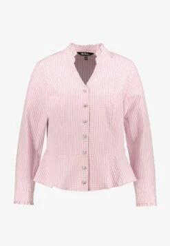 Ulla Popken Bluse - Mattes Jeansblau -Ulla Popken 5dee7bcc4e514b279428c75037e860fd