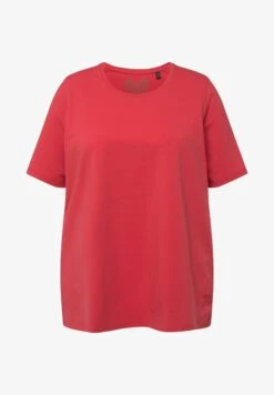 Ulla Popken RUNDHALSAUSSCHNITT - T-Shirt Basic - Raspberry -Ulla Popken 5e957613da6846acb6d0295d467aa73a