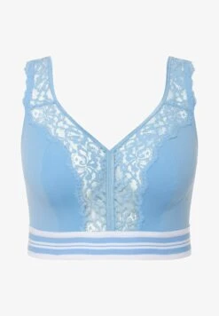 Ulla Popken Bustier - Light Blue -Ulla Popken 5ebe85d7373847f88761a9c40e394790