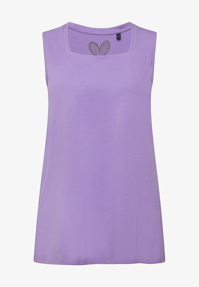 Ulla Popken CLASSIC CARREE AUSSCHNITT ÄRMELLOS - Top - Pale Lilac 7 Ulla Popken CLASSIC CARREE AUSSCHNITT ÄRMELLOS - Top - Pale Lilac – Bild 5