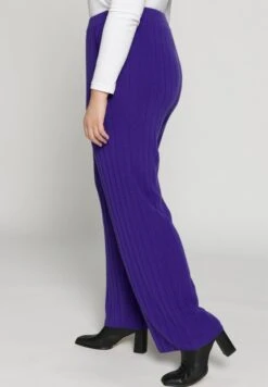 Ulla Popken Stoffhose - Lila -Ulla Popken 603428cbfea94de798fc3b7fdd47106e