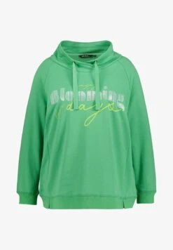 Ulla Popken Sweatshirt - Warm Groen 11 Ulla Popken Sweatshirt - Warm Groen -Ulla Popken 60b2b60f3bf647e483f522e08f264b3c