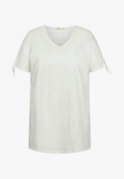Ulla Popken SHORT SLEEVE - T-Shirt Basic - Off White -Ulla Popken 61ae64a204d548dcadbb7b43be878b1f
