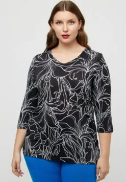 Ulla Popken Langarmshirt - Black -Ulla Popken 6246ac004895488d99def91ae88c521e 1