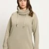 Ulla Popken Sweatshirt - Vert Sauge -Ulla Popken 631d1af02aae4dd6a2b7fc3c4073d9e5