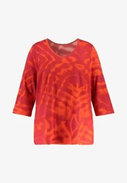 Ulla Popken Langarmshirt - Tomaten Rot -Ulla Popken 6337983f91bc4a37baff2eca564ef277