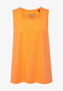 Ulla Popken CARREE AUSSCHNITT ÄRMELLOS - Top - Tabak -Ulla Popken 637aca686e6148c5b9a1f92639cc82de