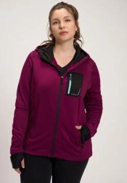 Ulla Popken Sweatjacke - Brombeere -Ulla Popken 649c755b161f47378f5f8f9474cd5dad