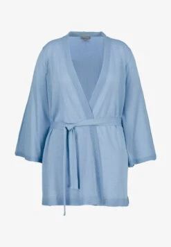 Ulla Popken Strickjacke - Kornblumenblau -Ulla Popken 64cc5679170b43709a8d7652a27fb3a7