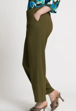 Ulla Popken Stoffhose - Olijf -Ulla Popken 6537df1d68754dcd89f646dd79074851