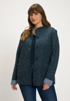 Ulla Popken Strickjacke - Marine