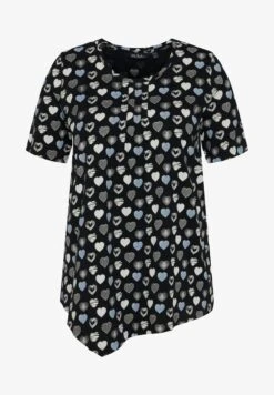 Ulla Popken T-Shirt Print - Noir -Ulla Popken 65ae70a8300d42c487668630098ef97f