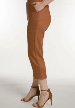 Ulla Popken Stoffhose - Ocre -Ulla Popken 66dc3258f86543b1924f494c40a6001c