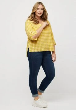 Ulla Popken Bluse - Geel 9 Ulla Popken Bluse - Geel -Ulla Popken 673b15e1fab644368ca45c8648855236