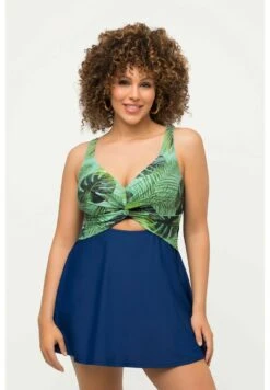 Ulla Popken IMPRIMÉ FEUILLES DE PALMIERS JO - Badeanzug - Bleu 12 Ulla Popken IMPRIMÉ FEUILLES DE PALMIERS JO - Badeanzug - Bleu -Ulla Popken 678fb5d8ed11439697647354cdfdb009 1