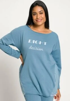 Ulla Popken Nachtwäsche Shirt - Taupe -Ulla Popken 679f5669226649a6919a493687d25caf