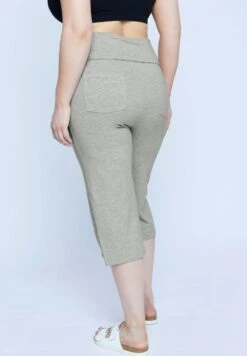 Ulla Popken Stoffhose - Grau Melange -Ulla Popken 68593a6014fe4ec69273830aa618f565