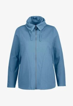 Ulla Popken Sweatjacke - Petrolblau -Ulla Popken 686a3d74c1a64149a98ce617d6542ecf