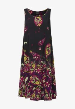 Ulla Popken MIDI, PAISLEY, A-LIJN, RONDE HALS, MOUWLOOS - Freizeitkleid - Zwart 12 Ulla Popken MIDI, PAISLEY, A-LIJN, RONDE HALS, MOUWLOOS - Freizeitkleid - Zwart -Ulla Popken 68e900a325ed4b75959e16ebe4198ff4