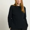 Ulla Popken Sweatshirt - Zwart -Ulla Popken 69528a9bd61f4485b50b86965e060a22