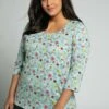 Ulla Popken T-Shirt Print - Menthe