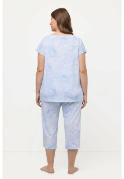 Ulla Popken SET DÉCOLLETÉ ROND - Nachtwäsche Set - Bleu Clair -Ulla Popken 6a4df8de013e4433a735de285c16612f